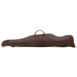 White Wing Leather Hunting Rifle Case by Mission Mercantile Leather Goods, handmade leather goods detail photo 2