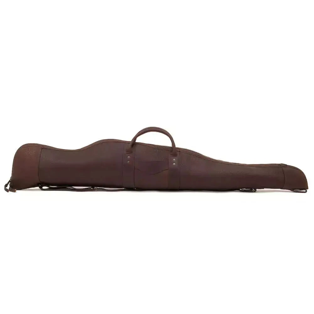 White Wing Leather Hunting Rifle Case by Mission Mercantile Leather Goods, handmade leather goods detail photo 6