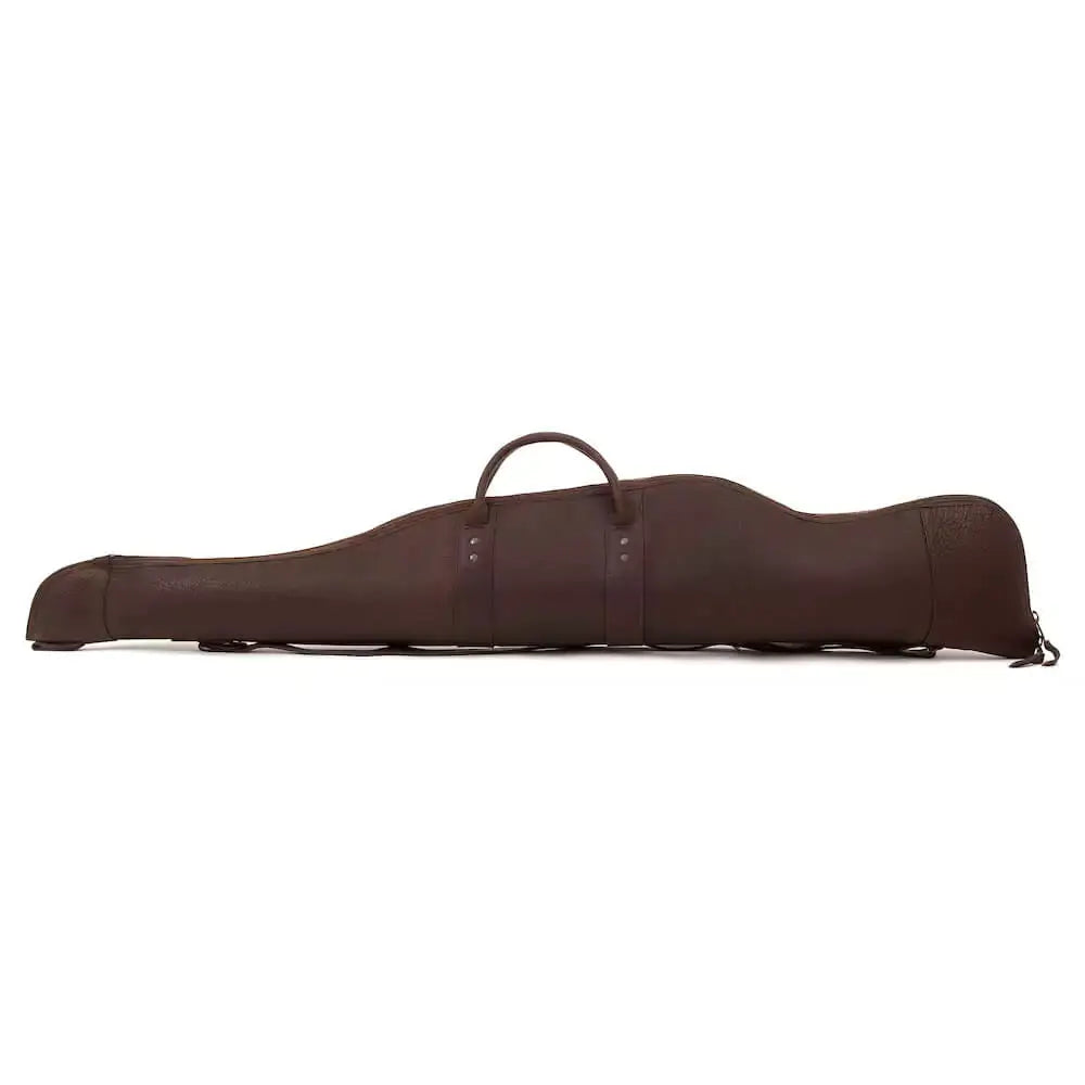 White Wing Leather Hunting Rifle Case by Mission Mercantile Leather Goods, handmade leather goods detail photo 7