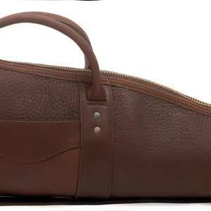 White Wing Leather Hunting Rifle Case by Mission Mercantile Leather Goods, handmade leather goods detail photo 9