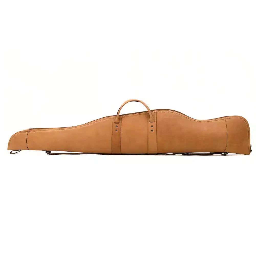 White Wing Leather Hunting Rifle Case by Mission Mercantile Leather Goods, handmade leather goods detail photo 13