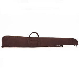 White Wing Leather Hunting Shotgun Case by Mission Mercantile Leather Goods, handmade leather goods detail photo 5
