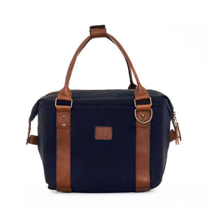 White Wing Waxed Canvas Cooler by Mission Mercantile Leather Goods, handmade leather goods detail photo 21