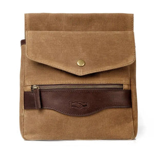 White Wing Waxed Canvas Hunting Game Bag Set by Mission Mercantile Leather Goods, handmade leather goods detail photo 8