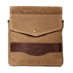 White Wing Waxed Canvas Hunting Game Bag Set by Mission Mercantile Leather Goods, handmade leather goods detail photo 9