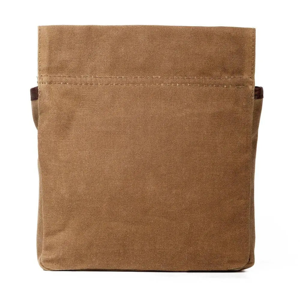 White Wing Waxed Canvas Hunting Game Bag Set by Mission Mercantile Leather Goods, handmade leather goods detail photo 10
