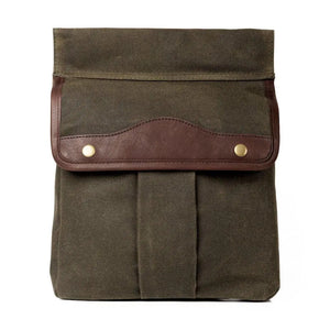 White Wing Waxed Canvas Hunting Game Bag Set by Mission Mercantile Leather Goods, handmade leather goods detail photo 15
