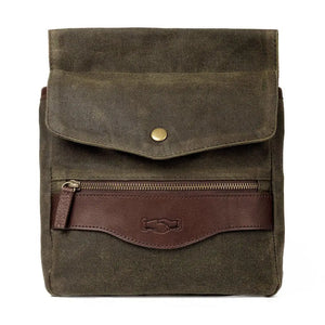 White Wing Waxed Canvas Hunting Game Bag Set by Mission Mercantile Leather Goods, handmade leather goods detail photo 16