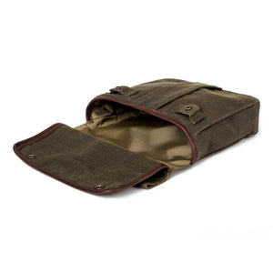 White Wing Waxed Canvas Hunting Game Bag Set by Mission Mercantile Leather Goods, handmade leather goods detail photo 20