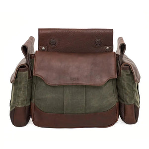 White Wing Waxed Canvas Hunting Heritage Bird Bag Set Mission Mercantile Leather Goods