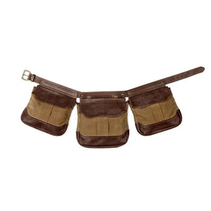 White Wing Waxed Canvas Hunting Heritage Bird Bag Trio Mission Mercantile Leather Goods