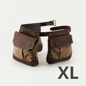 White Wing Waxed Canvas Hunting Heritage Bird Bag Trio Mission Mercantile Leather Goods