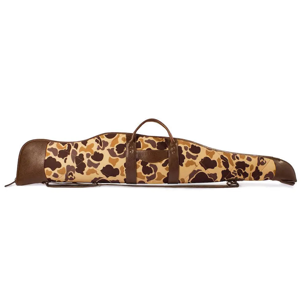 White Wing Waxed Canvas Hunting Rifle Case by Mission Mercantile Leather Goods, handmade leather goods detail photo 10