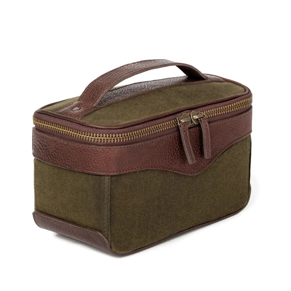 White Wing Waxed Canvas Hunting Shell Bag Mission Mercantile Leather Goods