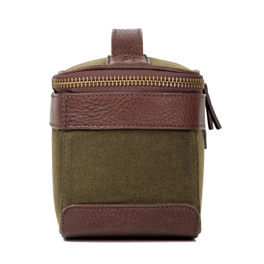 White Wing Waxed Canvas Hunting Shell Bag Mission Mercantile Leather Goods