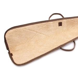 White Wing Waxed Canvas Hunting Shotgun Case by Mission Mercantile Leather Goods, handmade leather goods detail photo 19