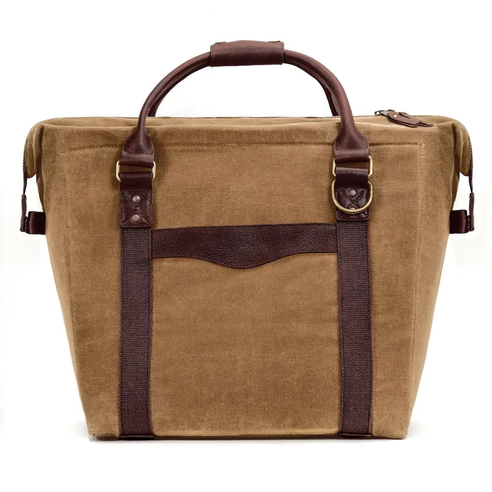 White Wing Waxed Canvas Large Cooler Mission Mercantile Leather Goods