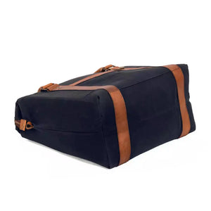 White Wing Waxed Canvas Large Cooler by Mission Mercantile Leather Goods, handmade leather goods detail photo 37