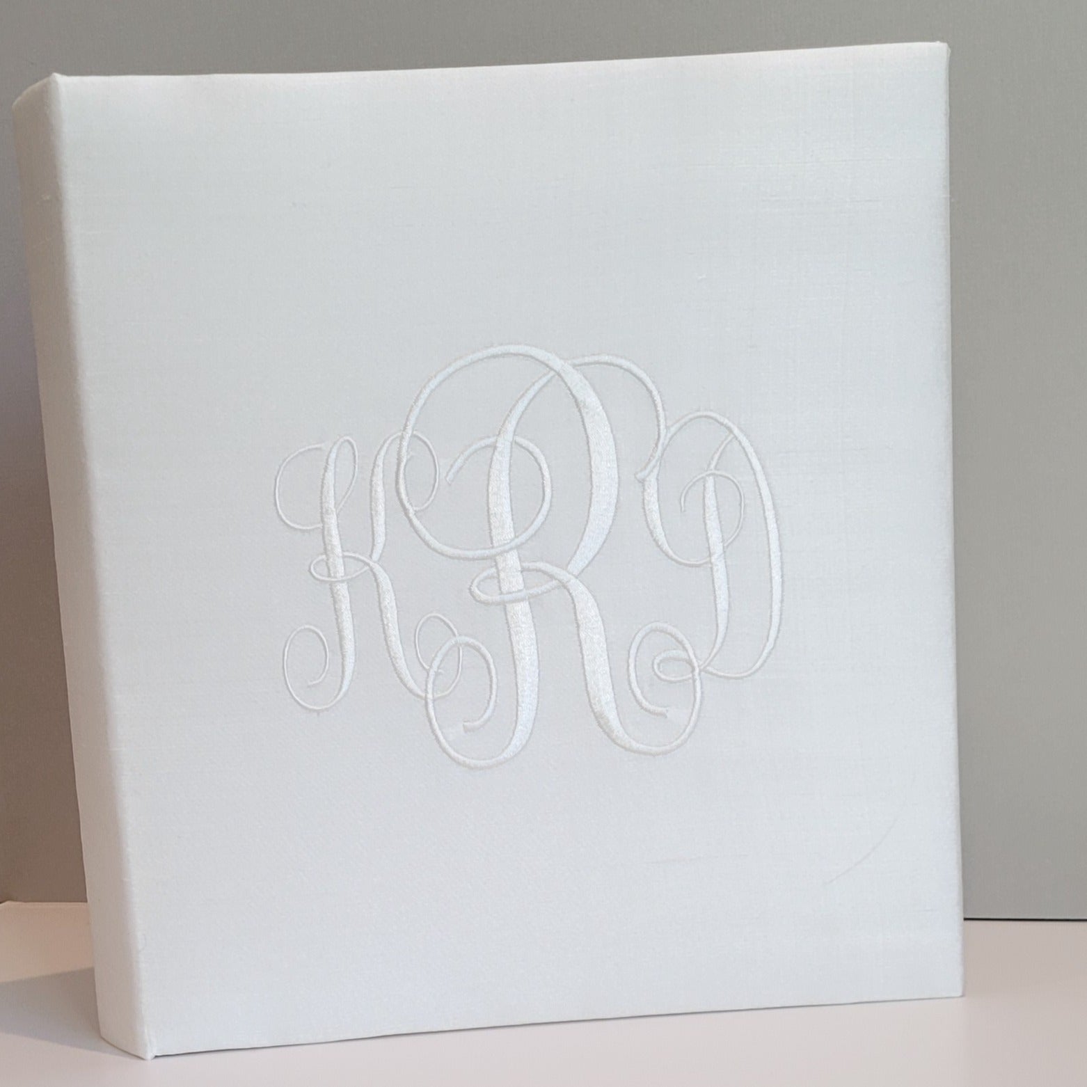 Baby Memory Book - White Silk (w/o Bow) by AP Creations in Tuscaloosa, paper gift detail photo 4
