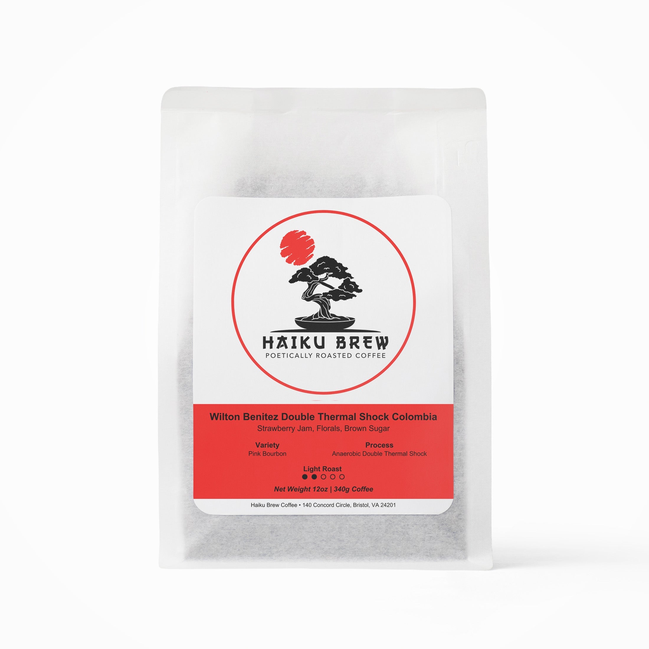 Wilton Benitez Pink Bourbon specialty coffee by Haiku Brew