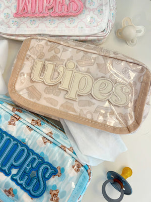 Wipes Pouch - Clear Coat Bag by KenzKustomz, handmade leather goods detail photo 3