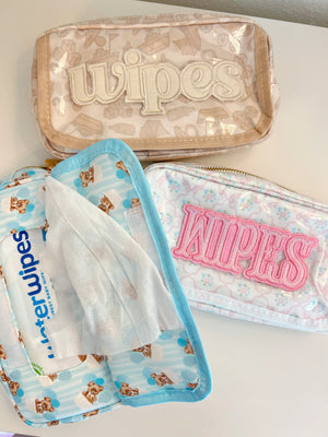 Wipes Pouch - Clear Coat Bag by KenzKustomz, handmade leather goods detail photo 7
