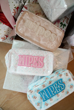 Wipes Pouch - Clear Coat Bag by KenzKustomz, handmade leather goods detail photo 9