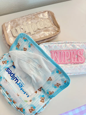 Wipes Pouch - Clear Coat Bag by KenzKustomz, handmade leather goods detail photo 12