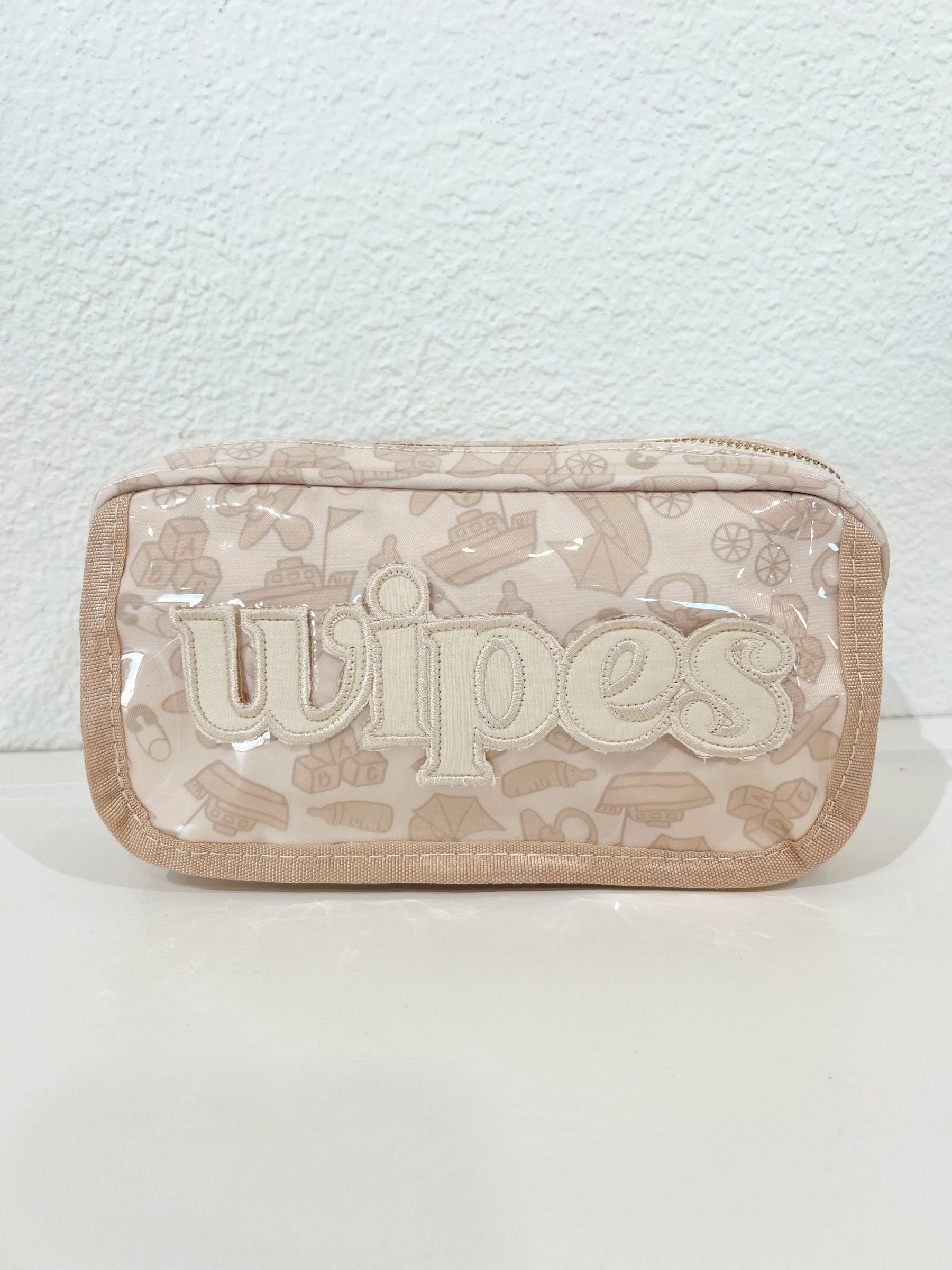 Wipes Pouch - Clear Coat Bag by KenzKustomz, handmade leather goods detail photo 17