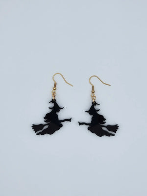 Witch Earrings by EverLee Creations, handmade jewelry detail photo 2