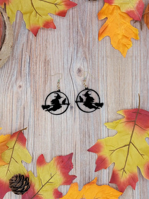 Witch Hoop Earrings by EverLee Creations, handmade jewelry main product photo