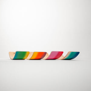 Wobble Board by Bunny Hopkins, handcrafted wooden activity toy product and lifestyle photo 16
