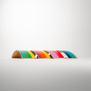 Wobble Board by Bunny Hopkins, handcrafted wooden activity toy product and lifestyle photo 17