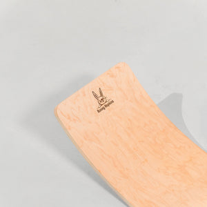 Wobble Board by Bunny Hopkins, handcrafted wooden activity toy product and lifestyle photo 24