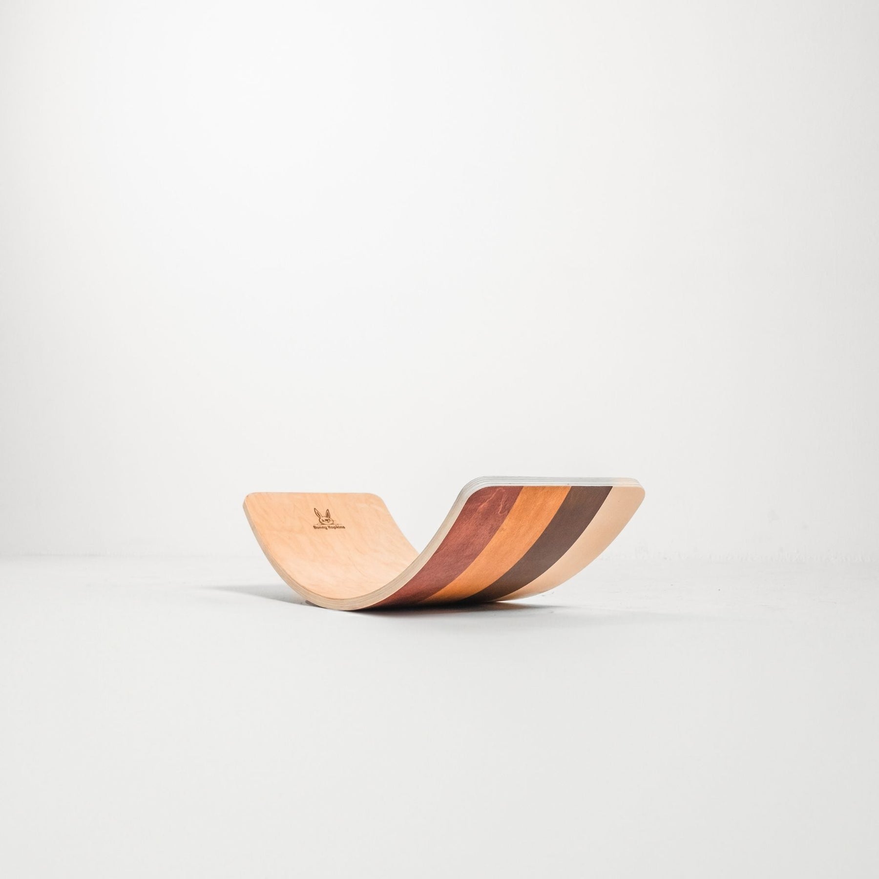 Wobble Board by Bunny Hopkins, handcrafted wooden activity toy product and lifestyle photo 43