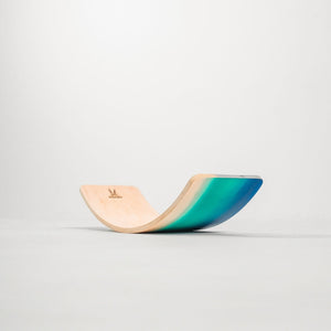 Wobble Board by Bunny Hopkins, handcrafted wooden activity toy product and lifestyle photo 31