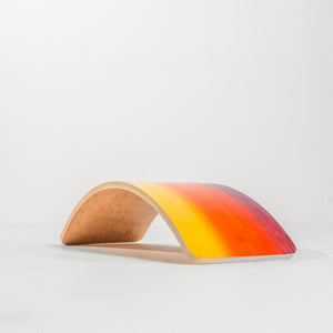 Wobble Board by Bunny Hopkins, handcrafted wooden activity toy product and lifestyle photo 28