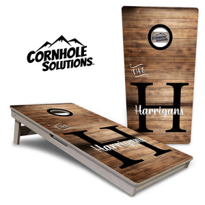 Wood Slat Cornhole Boards - Professional Tournament Series by Cornhole Solutions, custom cornhole board main product photo