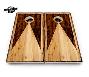Wooden Triangle Cornhole Boards - Pro Solution Lite Series by Cornhole Solutions, custom cornhole board detail photo 10