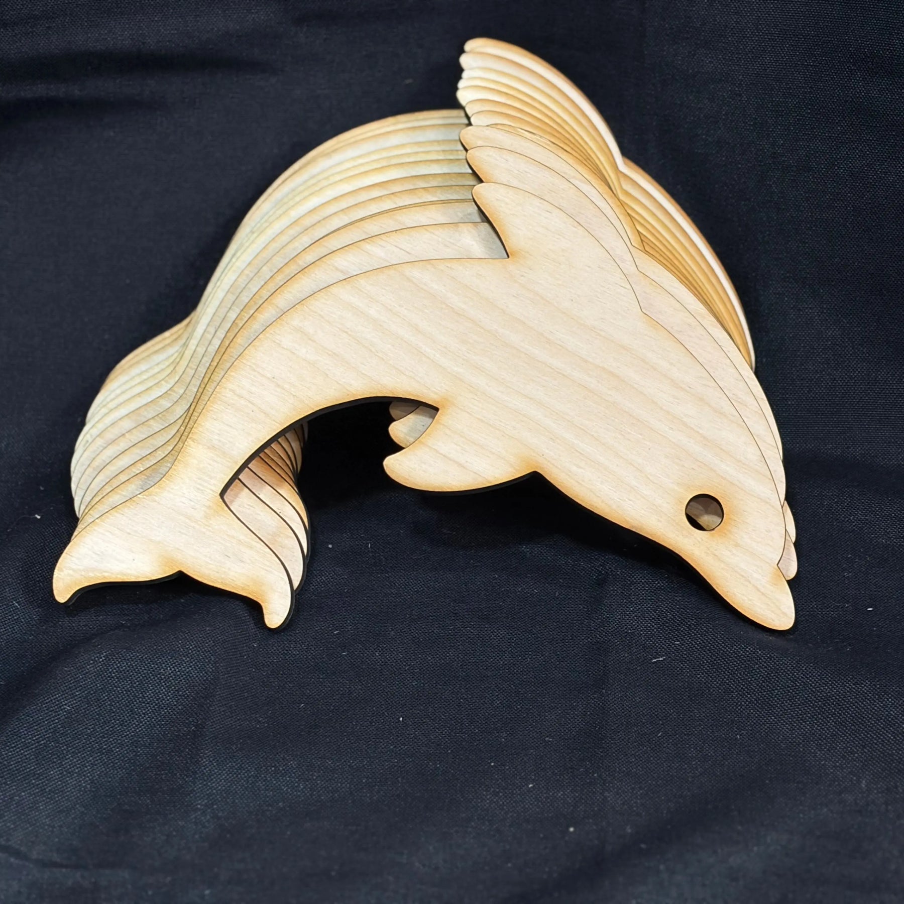 Wooden Dolphin Craft Blanks by Poor Hog Customs, craft blanks main product photo