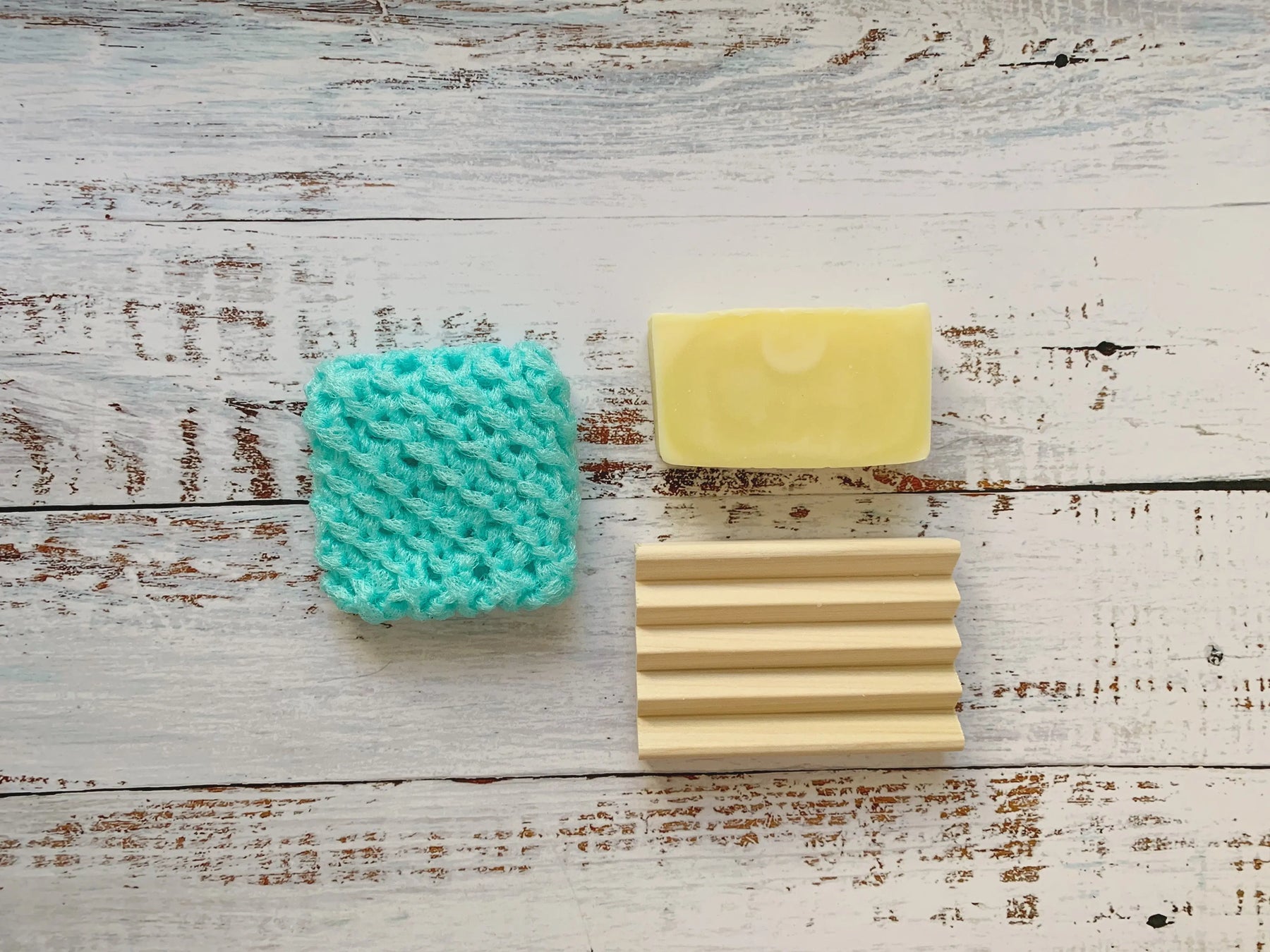 Wooden Soap Dish, set of two by Dot and Army, natural skincare detail photo 2