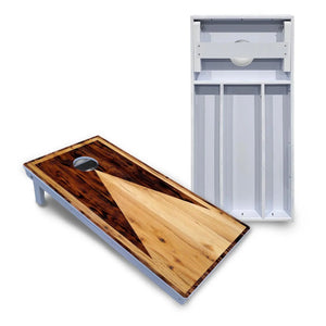 Wooden Triangle Cornhole Boards - All Weather Series by Cornhole Solutions, custom cornhole board main product photo