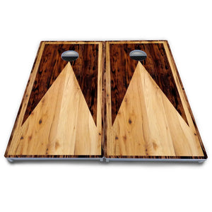Wooden Triangle Cornhole Boards - All Weather Series by Cornhole Solutions, custom cornhole board detail photo 4