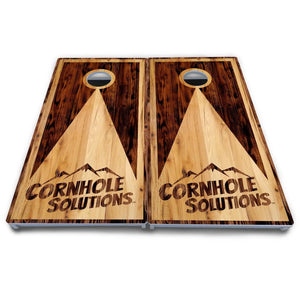 Wooden Triangle Cornhole Boards - All Weather Series by Cornhole Solutions, custom cornhole board detail photo 9