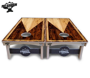 Wooden Triangle Cornhole Boards - Pro Solution Elite Series by Cornhole Solutions, custom cornhole board detail photo 4