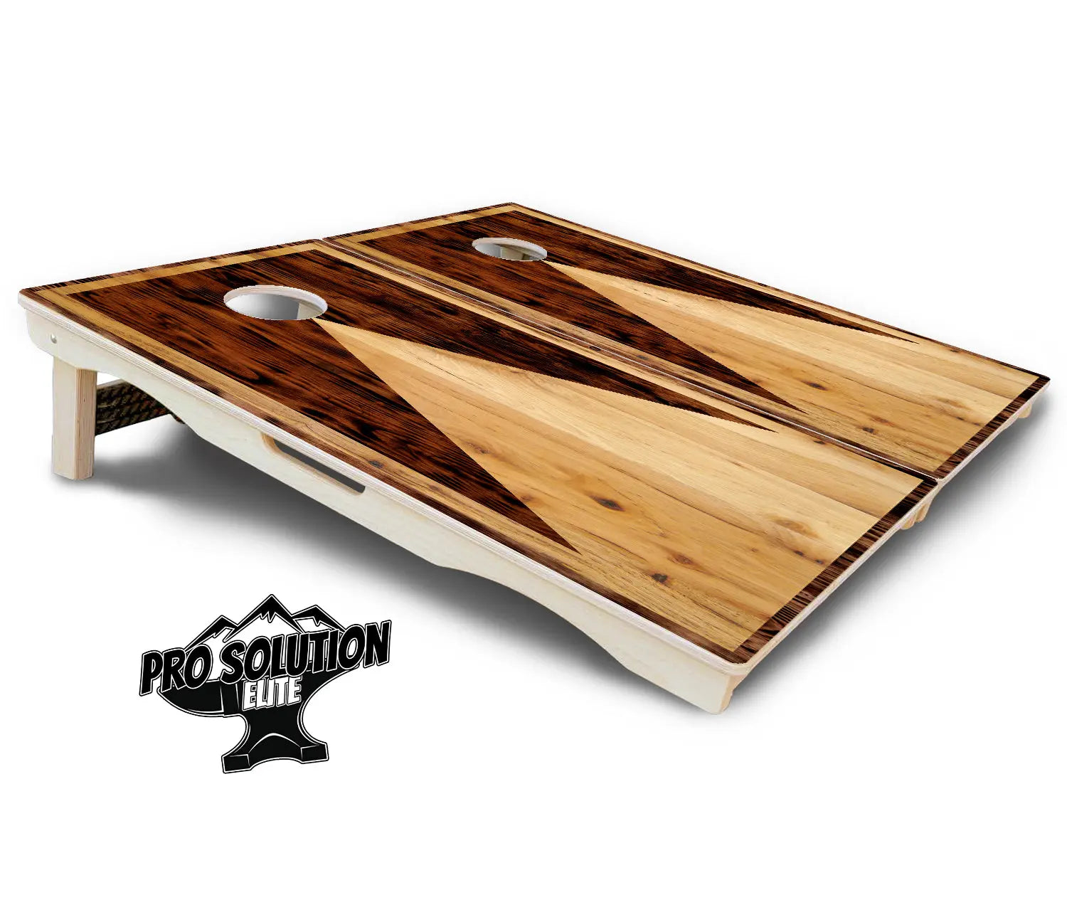 Wooden Triangle Cornhole Boards - Pro Solution Elite Series by Cornhole Solutions, custom cornhole board detail photo 6