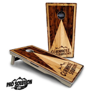 Wooden Triangle Cornhole Boards - Pro Solution Lite Series by Cornhole Solutions, custom cornhole board detail photo 7