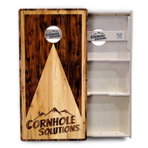 Wooden Triangle Cornhole Boards - Professional Tournament Series by Cornhole Solutions, custom cornhole board detail photo 3
