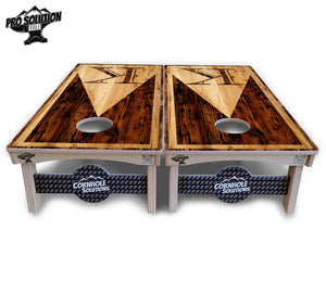 Wooden Triangle Letter Cornhole Boards - Pro Solution Elite Series by Cornhole Solutions, custom cornhole board detail photo 3