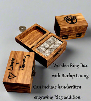 Stackable Memory Opal Ring Made w/ Cremation Ash, Dirt, Hair, or Sand